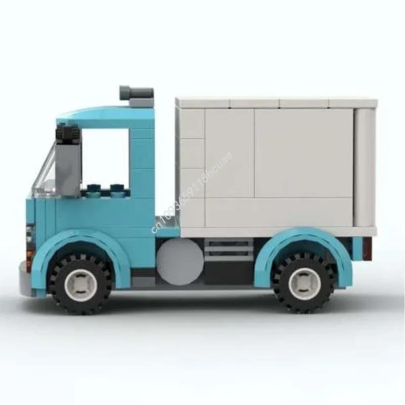 109pcs MOC Box Truck Cityed Model Building Blocks Architecture Toys Assemble DIY Christmas Gift Education Brick Birthday