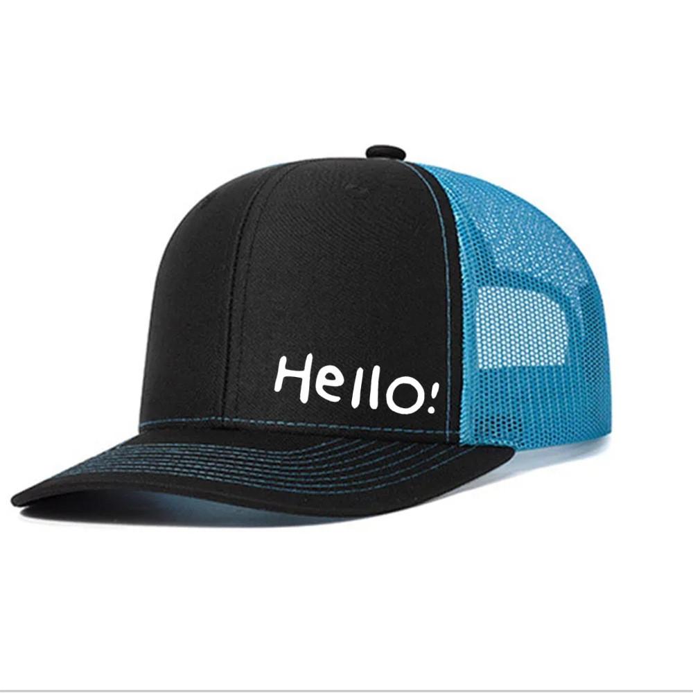 Casual Mesh Baseball Cap With Adjustable Fit For Summer Sun Protection