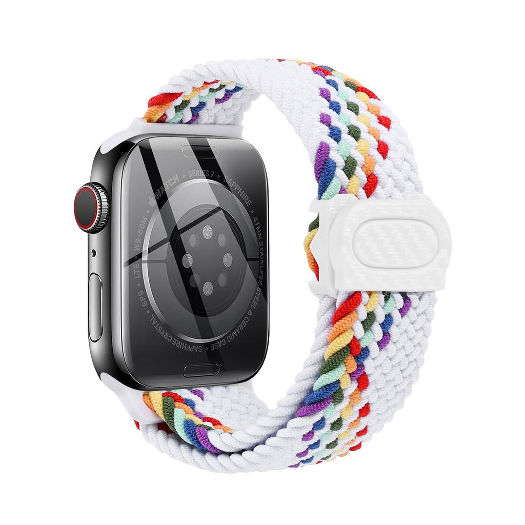 Braided Band For Apple Watch Series 10 9 8 7 6 5 4 Se Ultra 2 49mm 46mm 42mm 44mm 40mm 45mm 41mm Correa Bracelet iWatch Straps