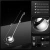 Stainless Steel Kitchen Utensil Set Wooden Handle Long Slotted Turner Anti Scald Professional Spoon Ladle Colander Restaurant
