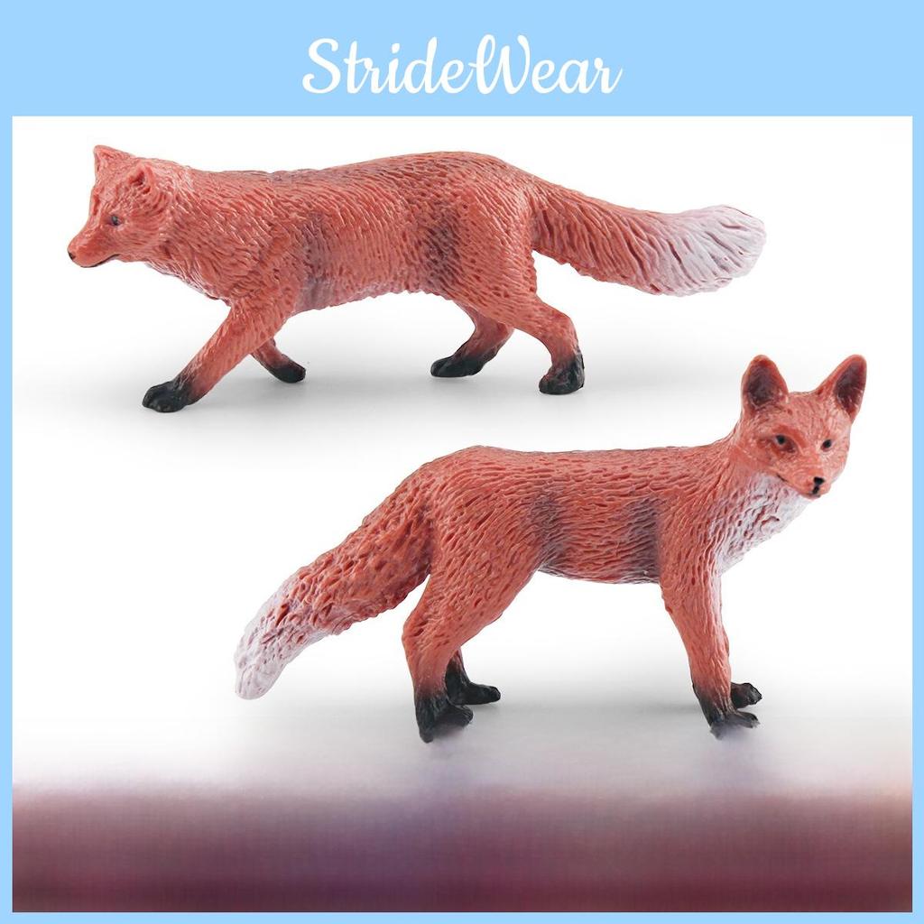 Pvc Fox Animal Figurine For Kids Educational Play And Nature Collection Display