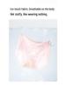 High-Quality Ice Silk Seamless Women's Panties with Antibacterial Cotton Crotch for Comfort and Peach Hips