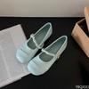 Fashion Retro flat bottomed small leather shoes for women new spring summer single shoes versatile comfortable shallow mouth shoes