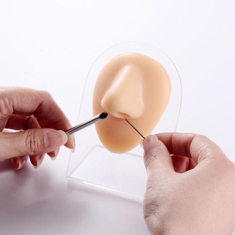 Stainless Steel Piercing Receiver Needle Receiving Tube Body Jewelry Holding Piercing Tool 2/3/4/5/6/7/8mm for Ear Body