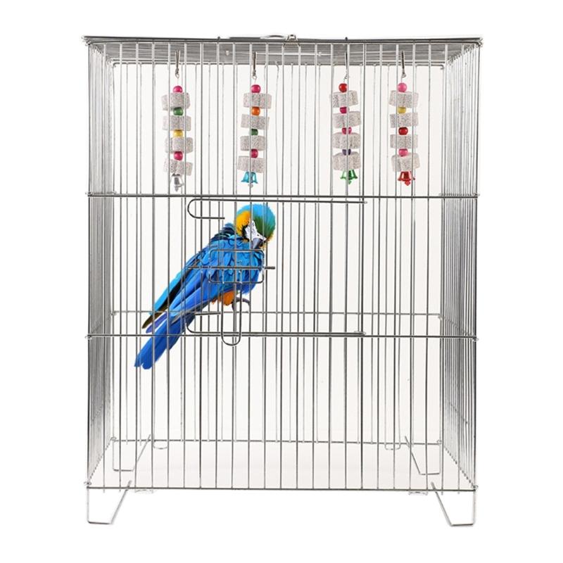 Bird Molar Toy Parrot Grinding Stone Molar Stone Parakeet Chinchilla Squirrel Molar Bird Cage Toy Bird Cage Accessories