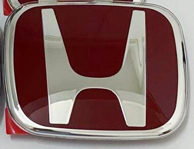 1Pcs For H Emblem Badge Steering Wheel Logo Accessories Honda Car Hood Grill Rear Trunk Fit City Accord Fit VEZEL HRV Odyssey