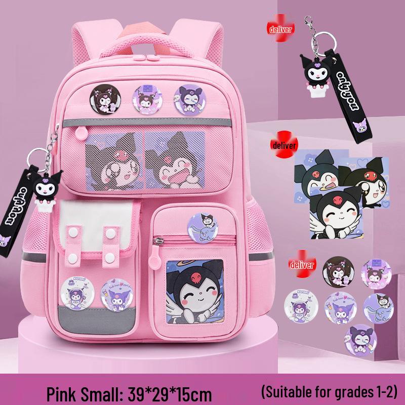 Capybara Large Capacity School Backpack for Boys & Girls Grades 1-6