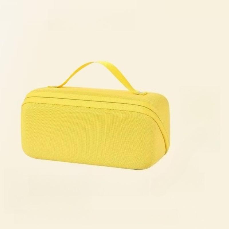

1pcs EVA Capsule Cosmetic Bag Waterproof Toiletry Storage Organizer Portable Travel Makeup Pouch for Outdoor Trip & Daily Use жовтий