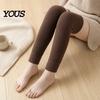 Outdoor Cold Protection Leggings Thickened Over-the-knee Leg Warmers for Women, Soft Thermal Sleeves, Winter Women Anti-slip Long Knee High