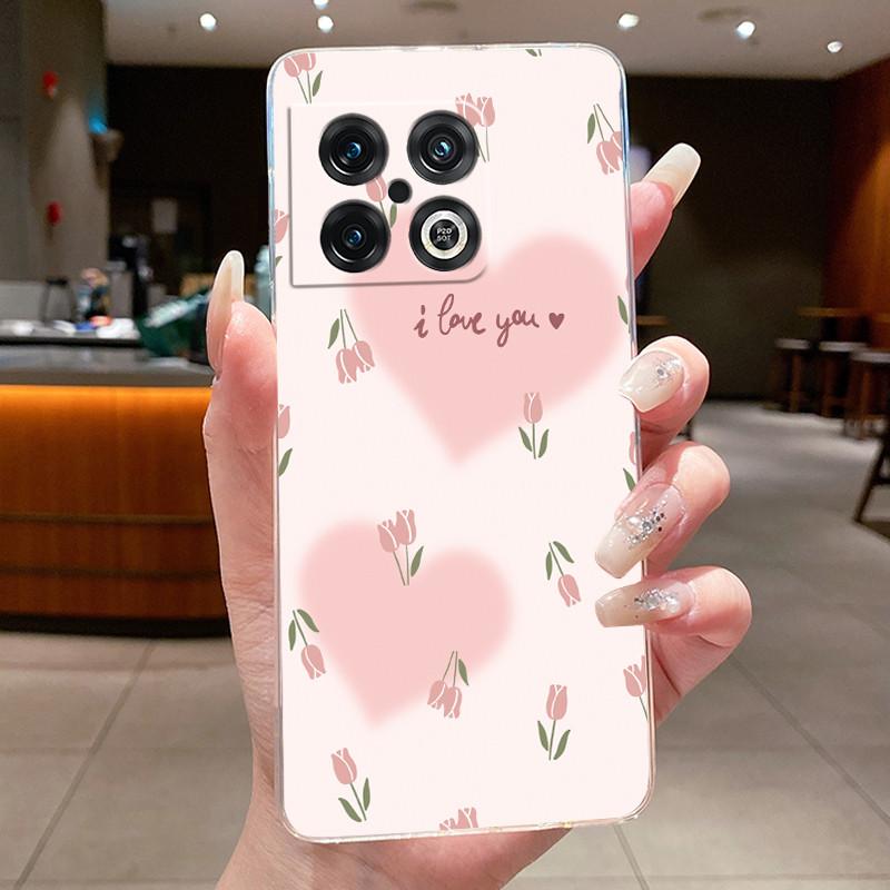 Case For OnePlus 10 Pro 10T 10R ACE Pro Capa Flower Butterfly Phone Coque One Plus 10PRO ACEPro Soft Silicone TPU Cover Fundas
