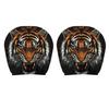 Universal Automotive Headrest Covers Soft Polyester Fabric With Funny Print Car Seat Headrest Protector