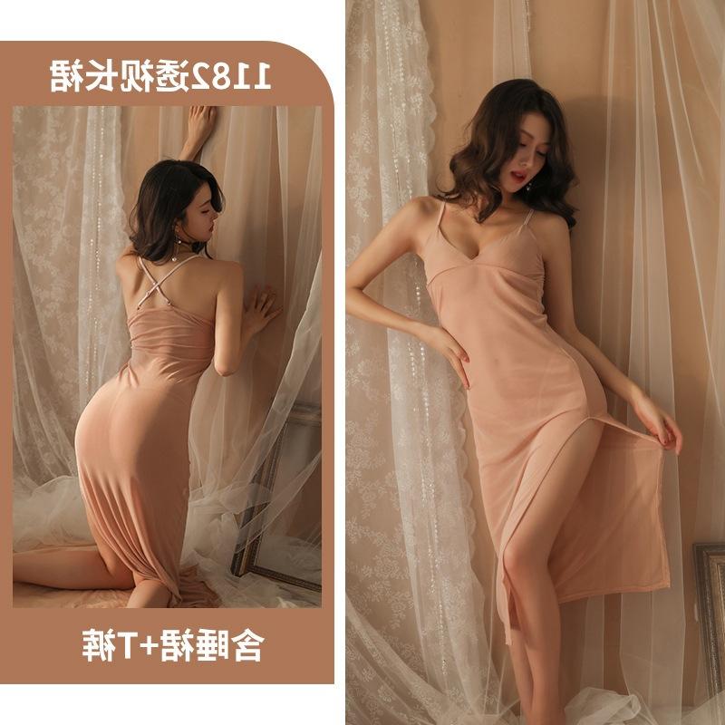 Sexy Sexy Erwachsenenprodukte Sexunterwäsche Perspektive Neues Verführungs-Kleid Damen Split Mesh Leidenschaft Strapsgürtel