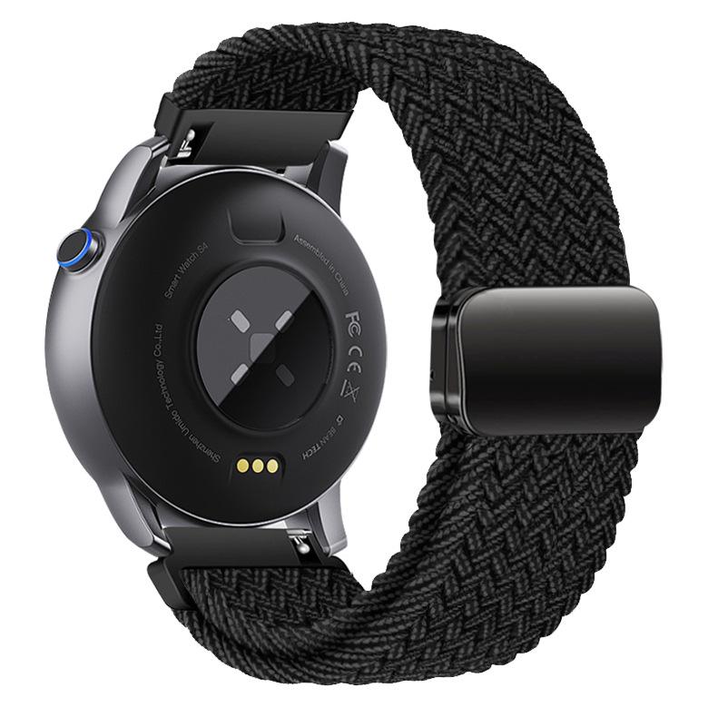 Universal Woven Nylon Magnetic Buckle Watch Band for Huawei/Samsung - 18mm, 20mm, 22mm