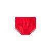 Manifen Lucky Red Lace Mid-Waist Briefs