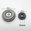 2pcs/set For M10 Quick Release Grinder Pressing Plate Angle Grinder Flange Nut Set Inner Outer Flange Nut For M10 Shaft.
