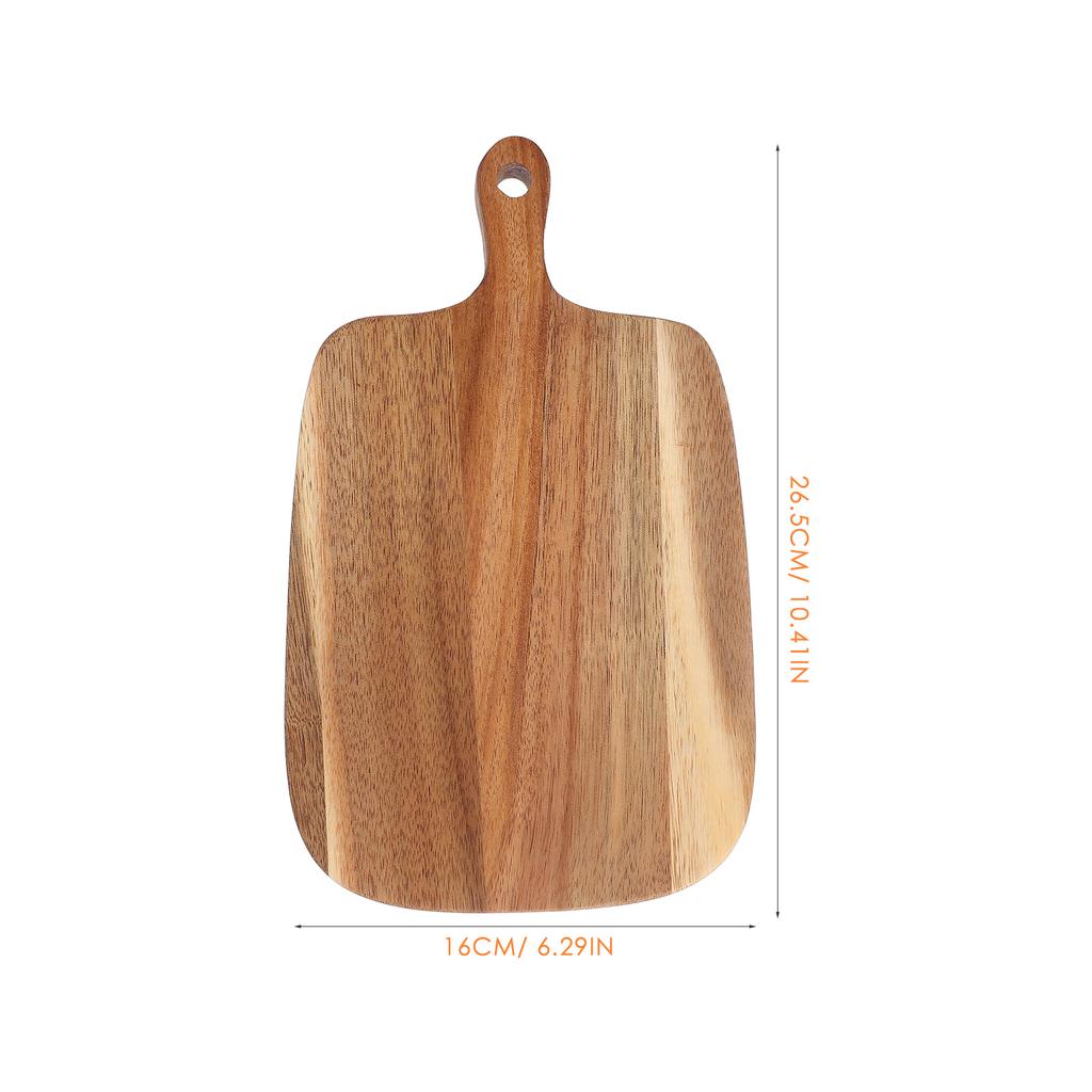 Acacia Wood Cutting Board Chopping Small Boards for Kitchen Portable Home Wooden Food Meal Prep Large Meat Serving