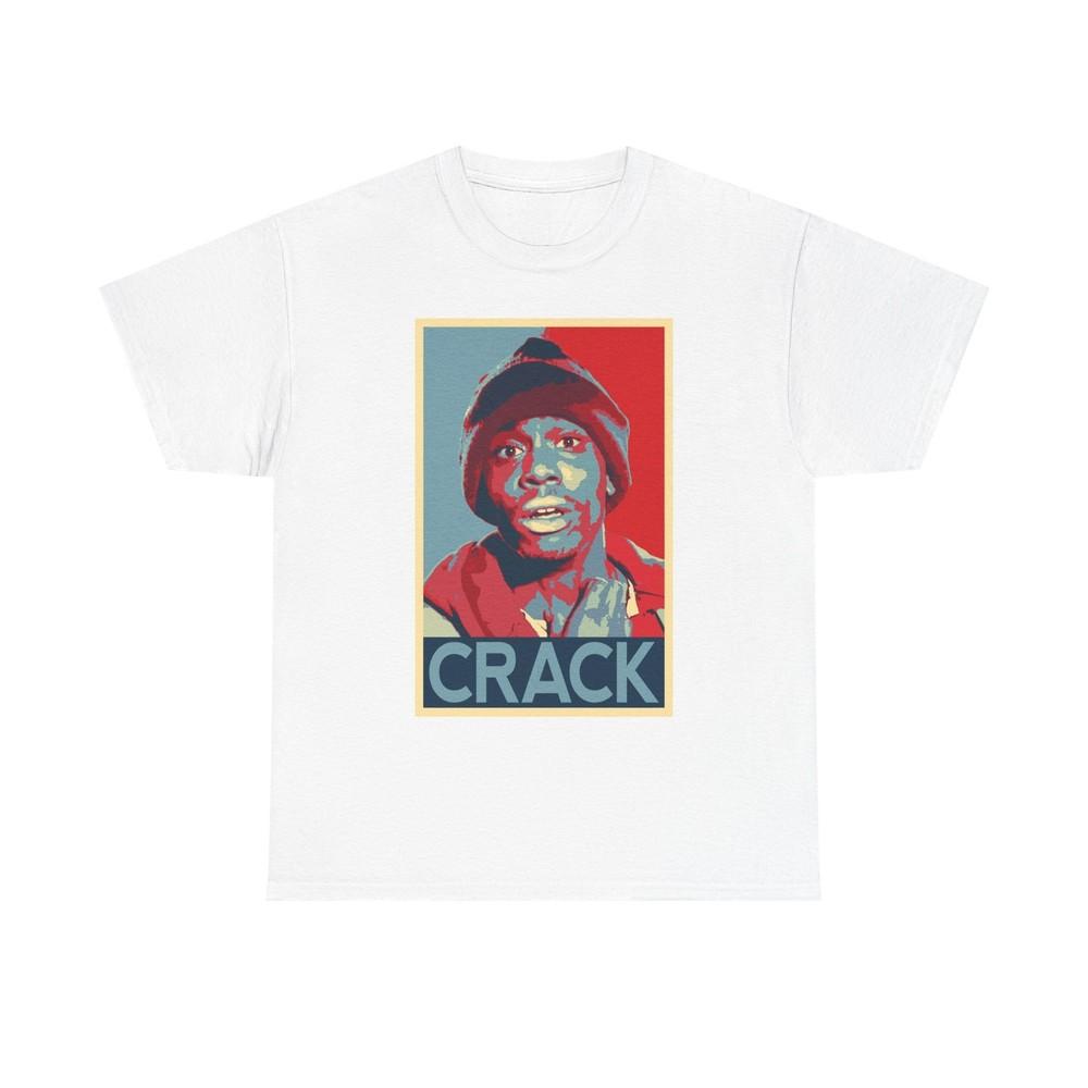 Dave Chappelle Crack Graphic T Shirt Funny Show Retro Unisex Heavy Cotton Tee Unisex T-Shirt M