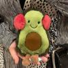 Avocado Jellyc Plush Toy With Ear Mask Design For Children Daily Gifts Holiday