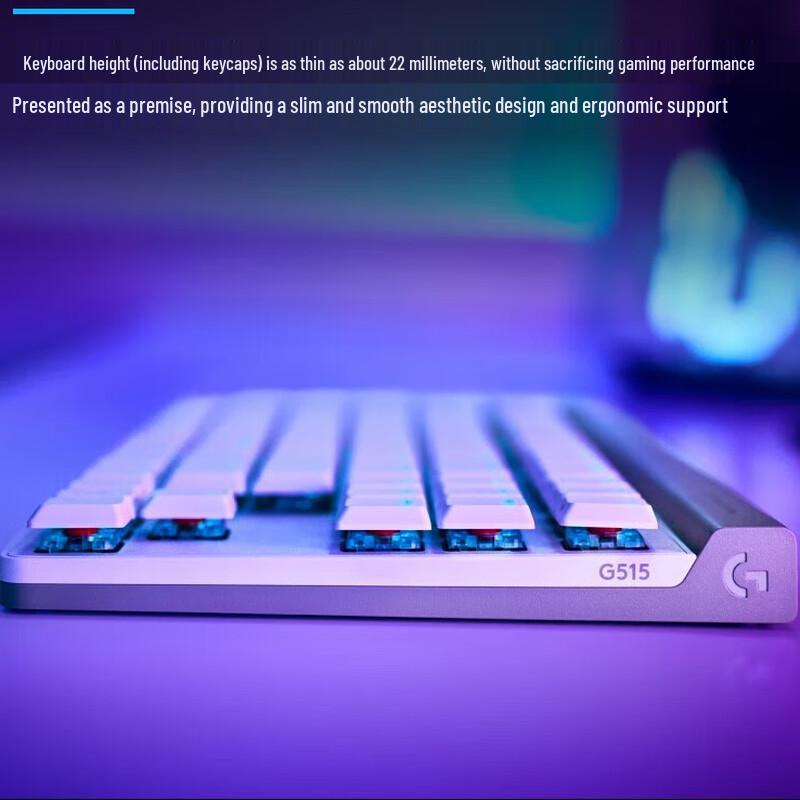 Logitech G515 TKL Low-Profile Tri-Mode Gaming Mechanical Keyboard