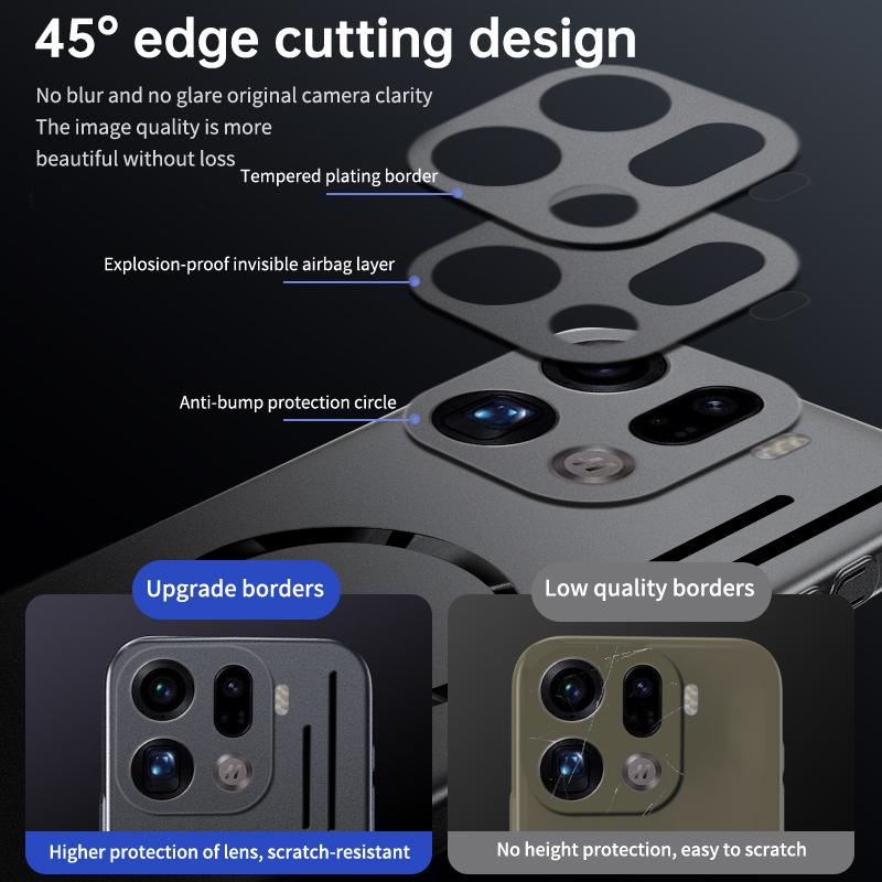 For Magsafe Magnetic Soft PC Slim Thin Heat Dissipation Phone Case for Oneplus 15 13 13R 13T 12R Cover Cases