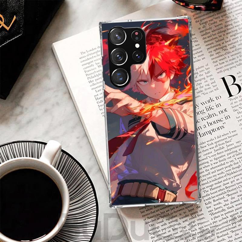 Todoroki Shoto MHA My Hero Cover For Samsung Galaxy S23 S22 S24 S25 Ultra S21 Plus S20 FE Phone Case S10 + S10E S25U Print Coque