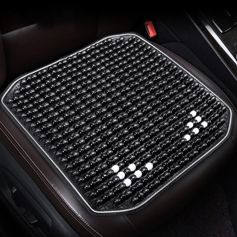 Ventilated Wooden Bead Chair Mat Color Option Durability Handmade Seat Pad Chair Cushion For Furniture Vehicle