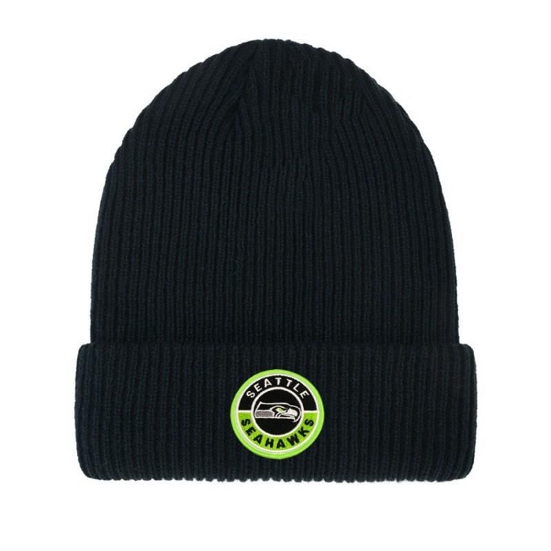 Sports Team Knit Hat - Rugby Baseball Ice Hockey Basketball Embroidered Warm Beanie