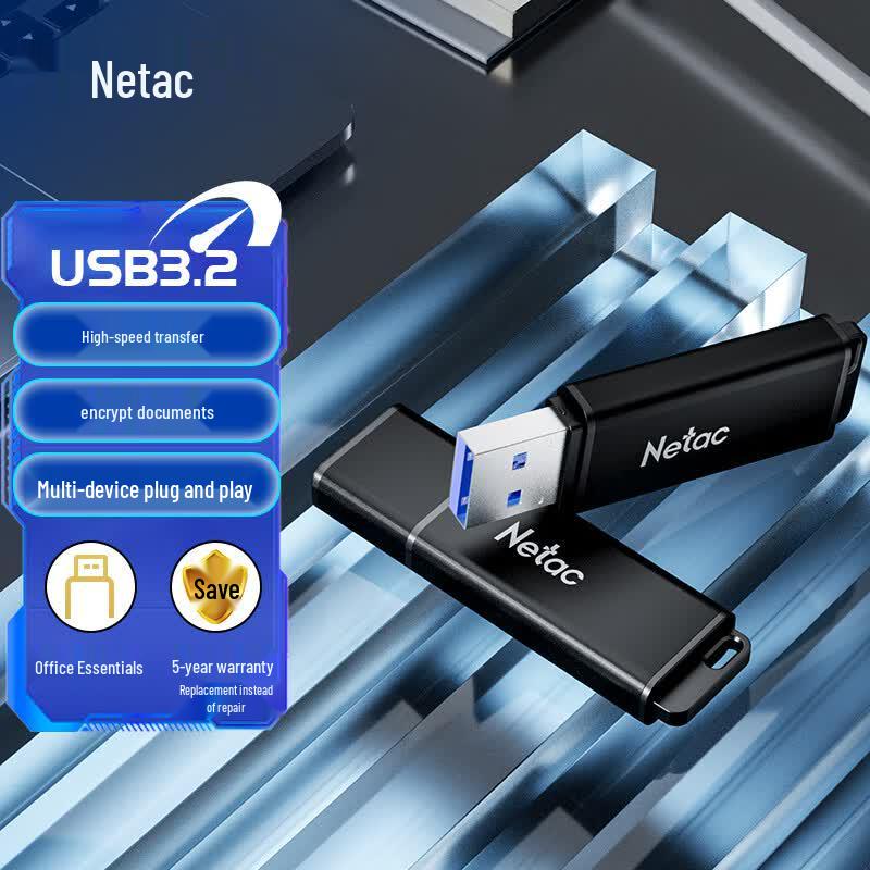 Netac U355 USB 3.2 Metal Flash Drive 64GB