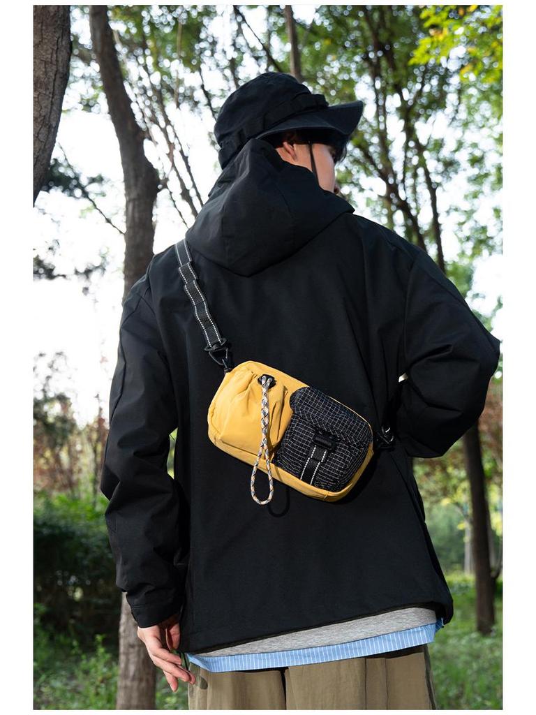 Tide Functional Outdoor Sports Crossbody Bag - Street Trend Workwear Style, Versatile Commuter Shoulder Bag