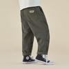 Boys' Elastic Washed Cotton Straight-Leg Casual Pants