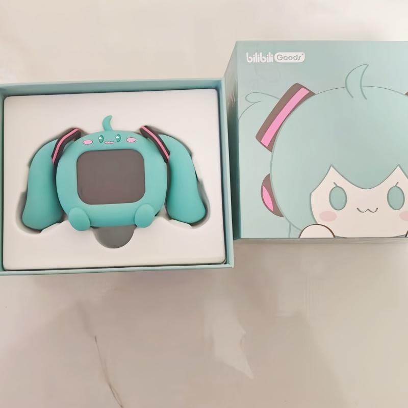Discover Intime Latest In Stock Genuine Hatsune Miku Wireless Bluetooth Headphones Cube Facial Lcd Touch Screen Wireless Bluetooth Headphones Gifts