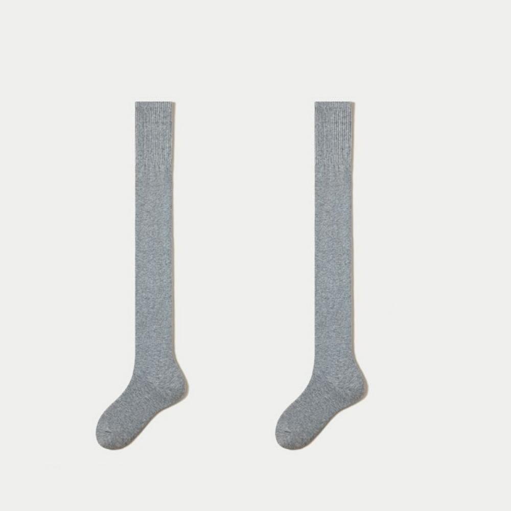 Überkniesocken Schlankmachende Oberschenkelhohe Strümpfe Elastische Lange Strümpfe Einfarbige Jk-Strümpfe Für Zuhause Winter Outdoor