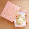 Heart-shaped Wings Butterfly Lid Gift Cup Cute Cartoon Ceramic Mug Water Cup with Lid