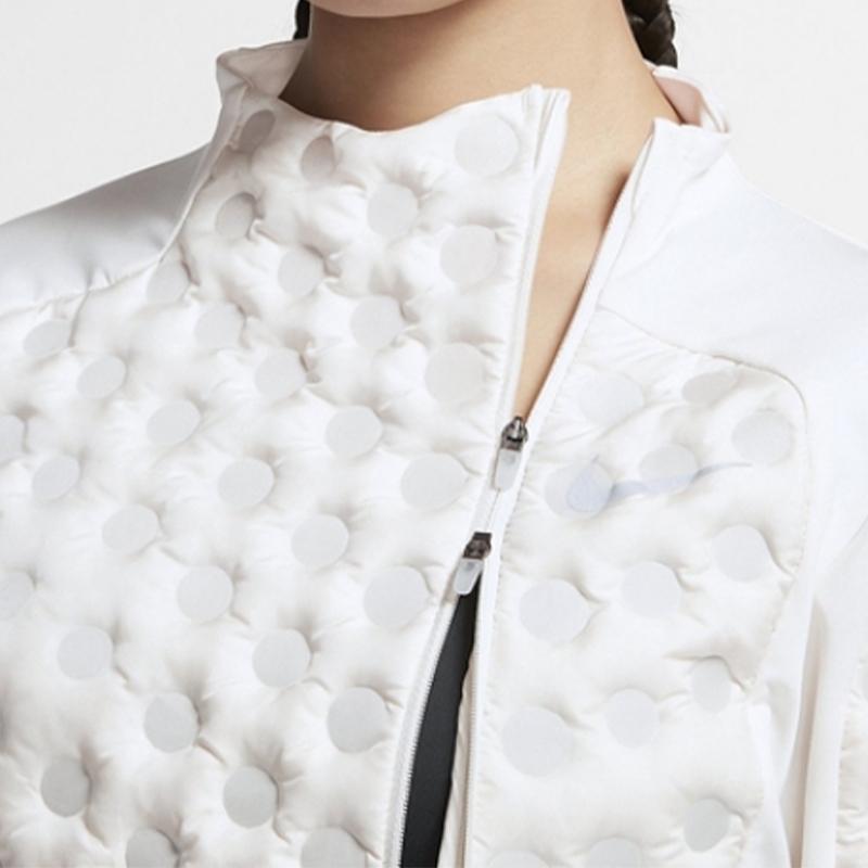 Nike Damska kurtka puchowa lekka wiatroodporna casualowa odzież wierzchnia biała BV3848-133