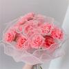 1pc Flower Bouquet Wrapping Pearl Wave Yarn Rose Florist Packaging Material Wedding Party Gift Decoration Supplies