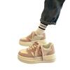 thick-soled muffin women's shoes casual versatile sports board shoes heightening white shoes