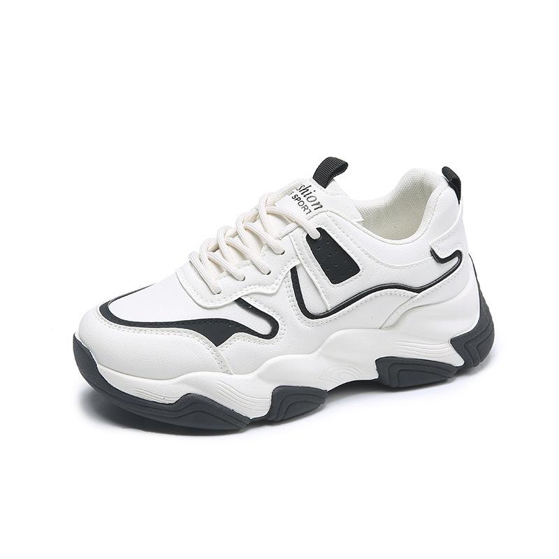 Daddy Shoes Women's  Spring New Korean Version of Ins Student Casual Shoes Women's Thick Bottom Increased Running Shoes