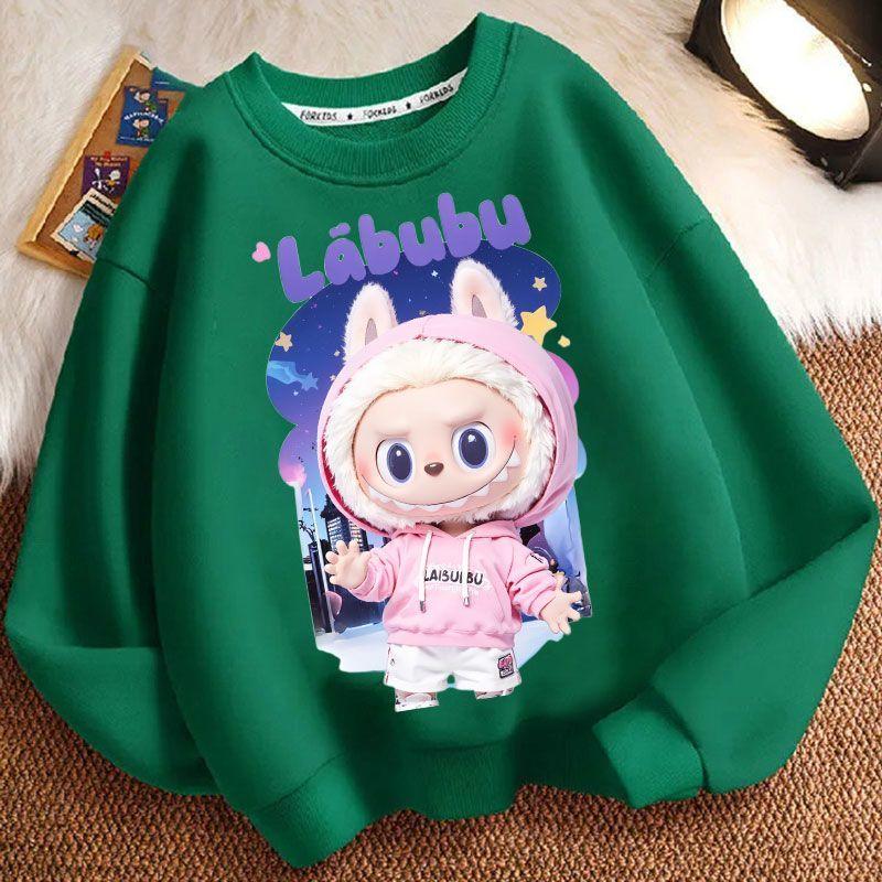 

Детские мультяшные модные худи на весну, осень и зиму, с круглым вырезом, с длинными рукавами, свободные куртки для мальчиков и девочек 160