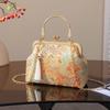 Handbag New Song Jinbao Retro Flower Cheongsam Dinner Bag Ladies Guofeng Crossbody Bag Chain Gala Bag