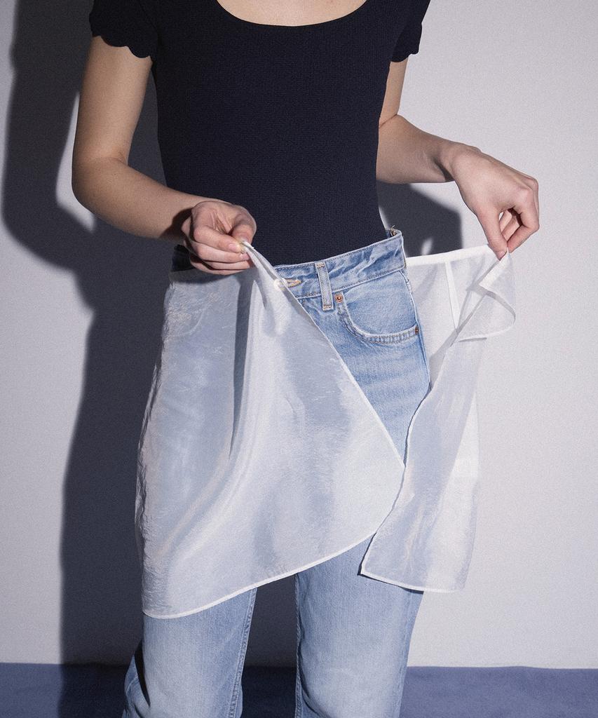 Melly And Rose Rose See-Through Wrap Skirt (304787)