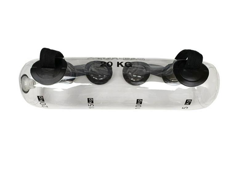 Transparent Weighted Water Bag for Outdoor Exercise - Integrated Dumbbell for Squat and Balance Training with Custom Logo