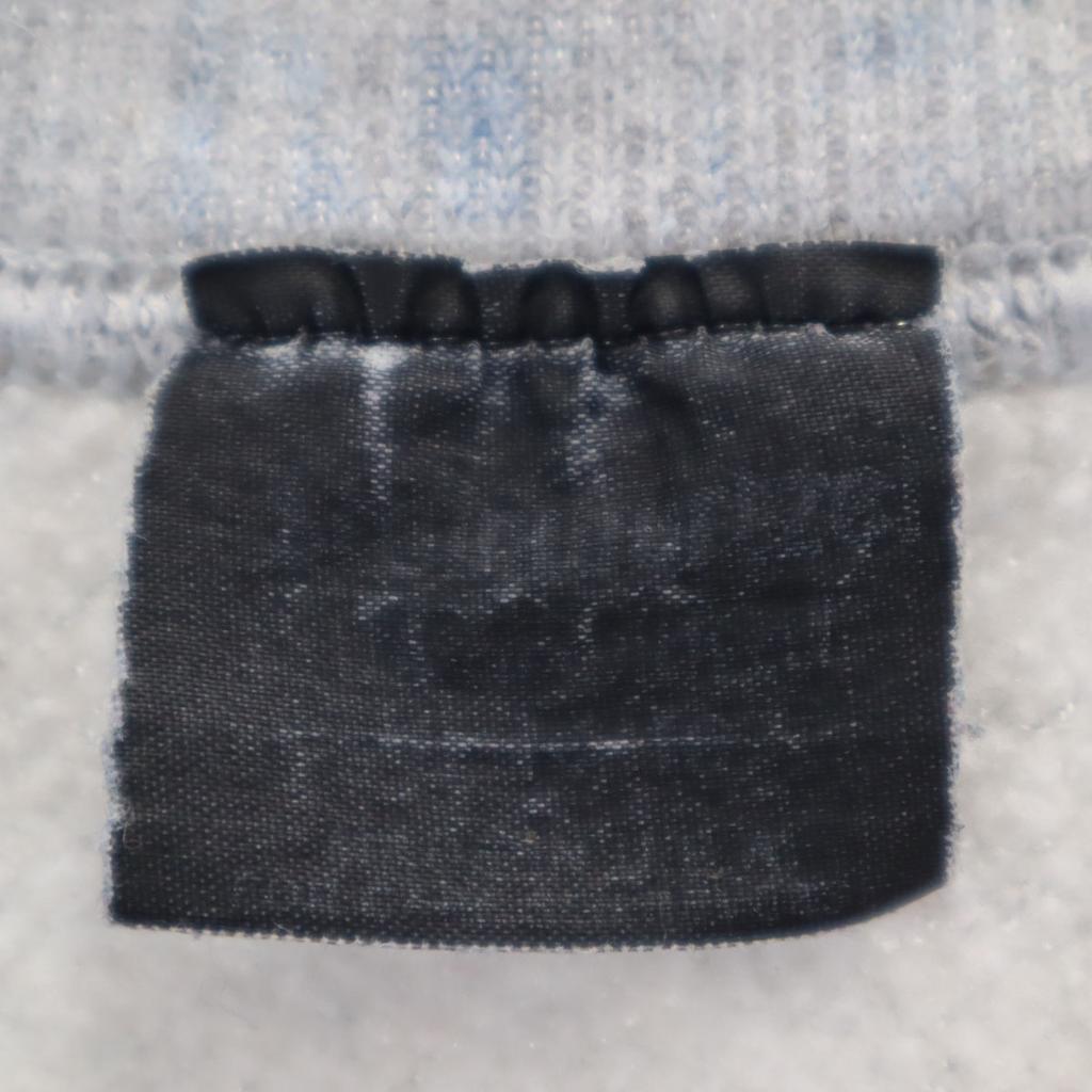 80s 90s Old Long sleeve trainer Gray Back brushed Women Used