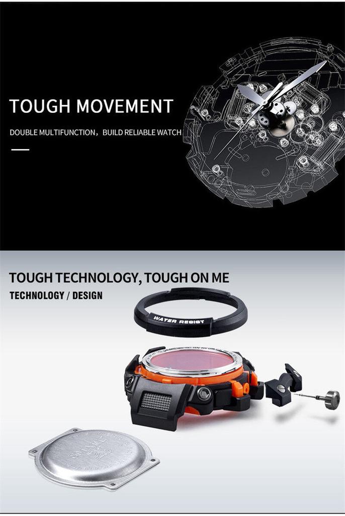 Smael Sport Watch Men Fashion Digital Led Electronic Quartz Classic Timeless Design