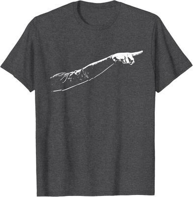 Hand Pointing Meme Funny Basketball T-Shirt