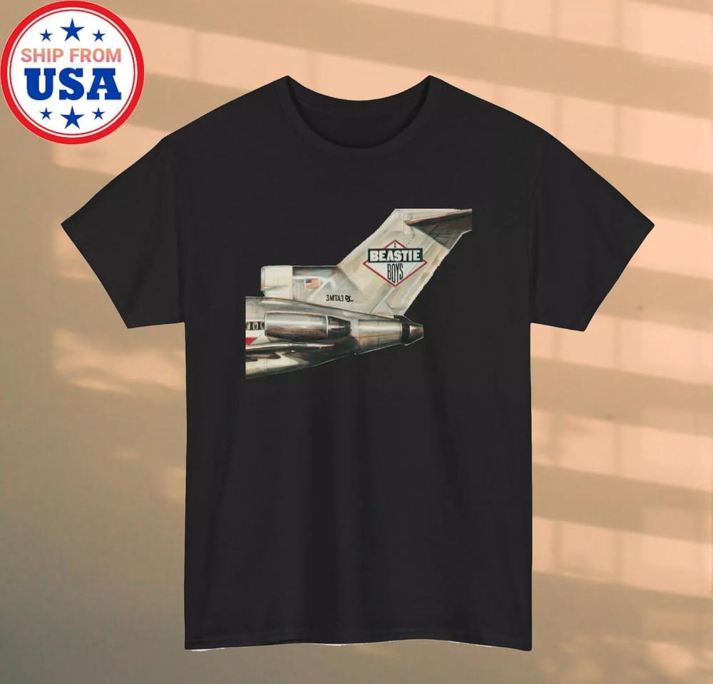 Beastie Boys Band Licensed To III Black T Shirt  Unisex T-Shirt S