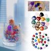30/15Pcs Heart-shaped Stones Natural Crystals Carved Multicolor Love Gemstone Room Decoration Diy For Necklace Healing Reik Q7Q7