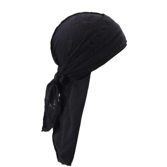 Cappello Pirata Traspirante, Fascia per la Testa Vintage con Strappi e Nastro Regolabile, Cappello Bandana in Tessuto Lavato Stile Streetwear per Uomini Donne