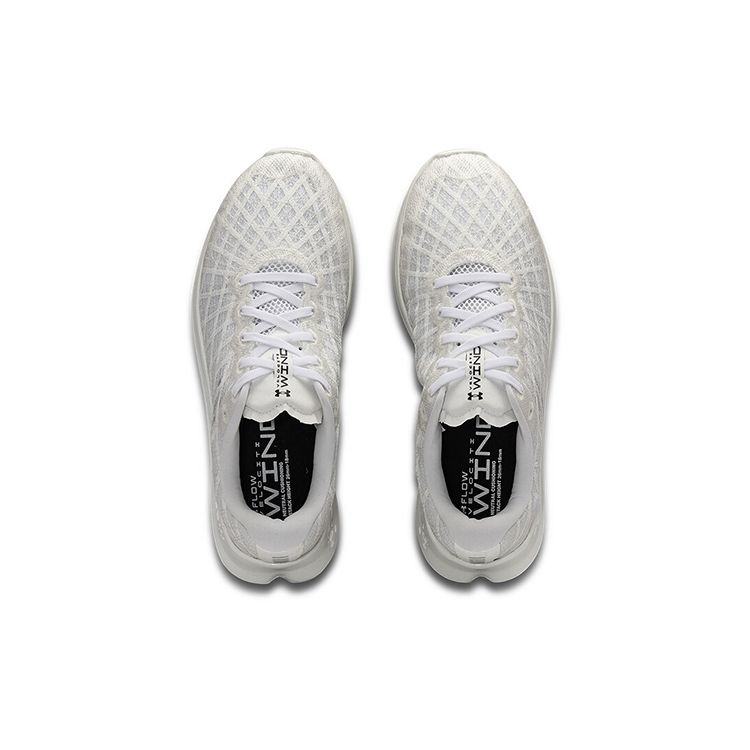 Under Armour Flow Velociti Wind Comfortable Fabric Low-Top Casual Running Shoes Men Sneaker Gray White 3025204-102