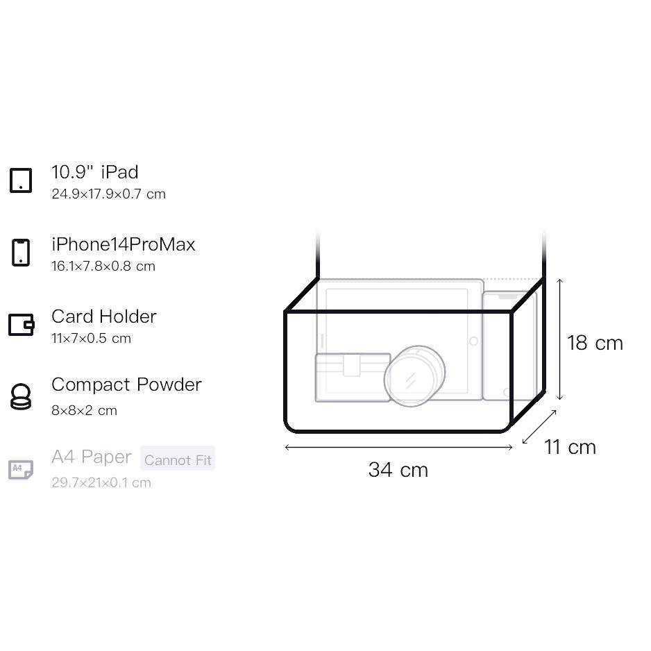 Puma Logo Fashion Casual Fabric Underarm Tote Bag Women bags Black 091299-01