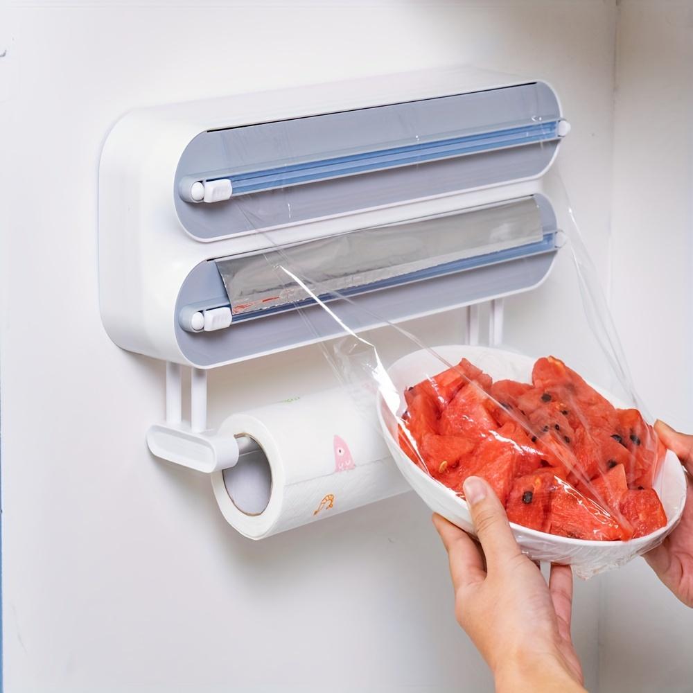 Magnetic Wall Mount SOLX Plastic Wrap Cutter MAX Adjustable Length Bidirectional Blade Qijia Patent